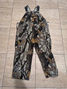 10x Outdoor Bib Overalls Realtree Hardwood 44 Regular Camouflage Hunting - Picture 1 of 4