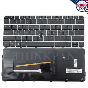 Teclado retroiluminado de EE. UU. para HP Elitebook 720 G3 G4 725 G3 G4 820 G3 G4 828 G3 G4 - Imagen 1 de 9