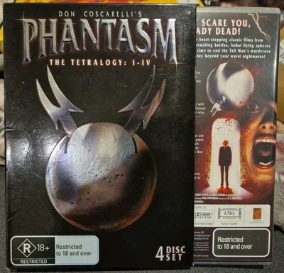 DON COSCARELLI'S PHANTASM THE TETRALOGY I - IV DVD 1 2 3 4 HORROR BOX FILM SET - Image 1 of 4