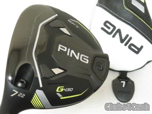 PING G430 SFT Fairway 22° 7 Wood Alta CB 65 Black Regular +Cover LEFT LH MINT - Picture 1 of 6
