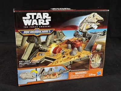 2015 Star Wars The Force Awakens Micro Machines Millennium Falcon New Sealed Box - Image 1 of 4
