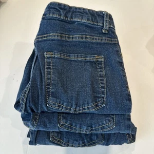 Cat & Jack Youth Girls Size 14 Straight Blue Jeans Lot Of 3 Jeans - Picture 1 of 14