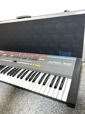 Roland JUNO-106 Vintage Analog Synthesizer Classic 61-Key Japan Working - Image 1 of 4