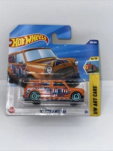 SUPER RARE 2025 HOT WHEELS ART CARS #169 '67 AUSTIN MINI VAN SHORT CARD! - Picture 1 of 3