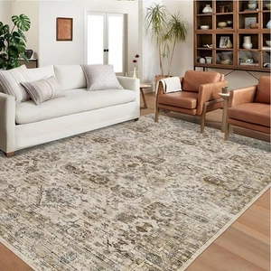 GarveeHome 8x10 Rug Living Room Rug Traditional Distressed Non Slip Carpet In... - Picture 1 of 7