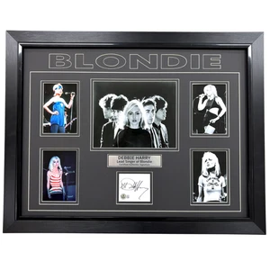 Debbie Harry Signed Cut Framed Photo Collage Beckett COA Blondie Autographed - Picture 1 of 10