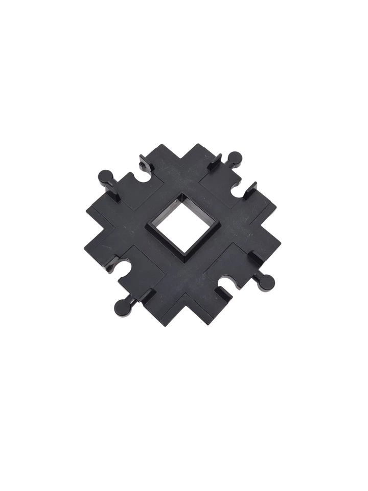 Lego® Duplo TRAIN Tracks BLACK Track Crossover At 90 Degrees - Image 1 of 1