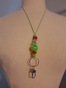 Weihnachten Motto Grinch Schlüsselband für Ausweise Neu - Bild 1 von 3