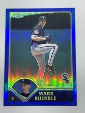 2003 Topps Chrome Mark Buehrle Gold Blue Refractor #674/699 Chicago White Sox