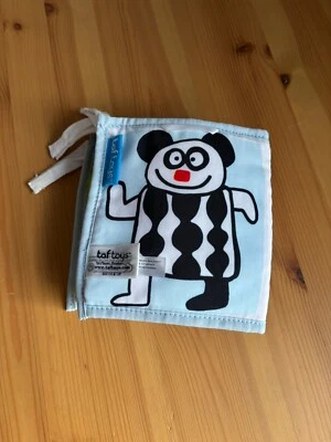 Libro de imágenes suaves sensoriales de arrugas para bebés TAF TOYS colores contrastantes de doble cara Foto 1 de 3