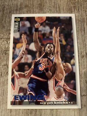 Patrick Ewing 1995-96 Upper Deck Collector's Choice New York Knicks 244 A1281 - Image 1 of 2