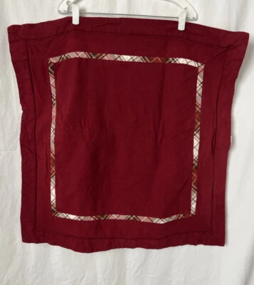 WOOLRICH 26”x26” PillowCase Plaid Rustic Cottage Cabin - Image 1 of 2