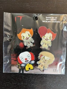 Funko! Horror Pennywise Enamel Pin Set of 4  Exclusive! It Rare - Foto 1 di 2