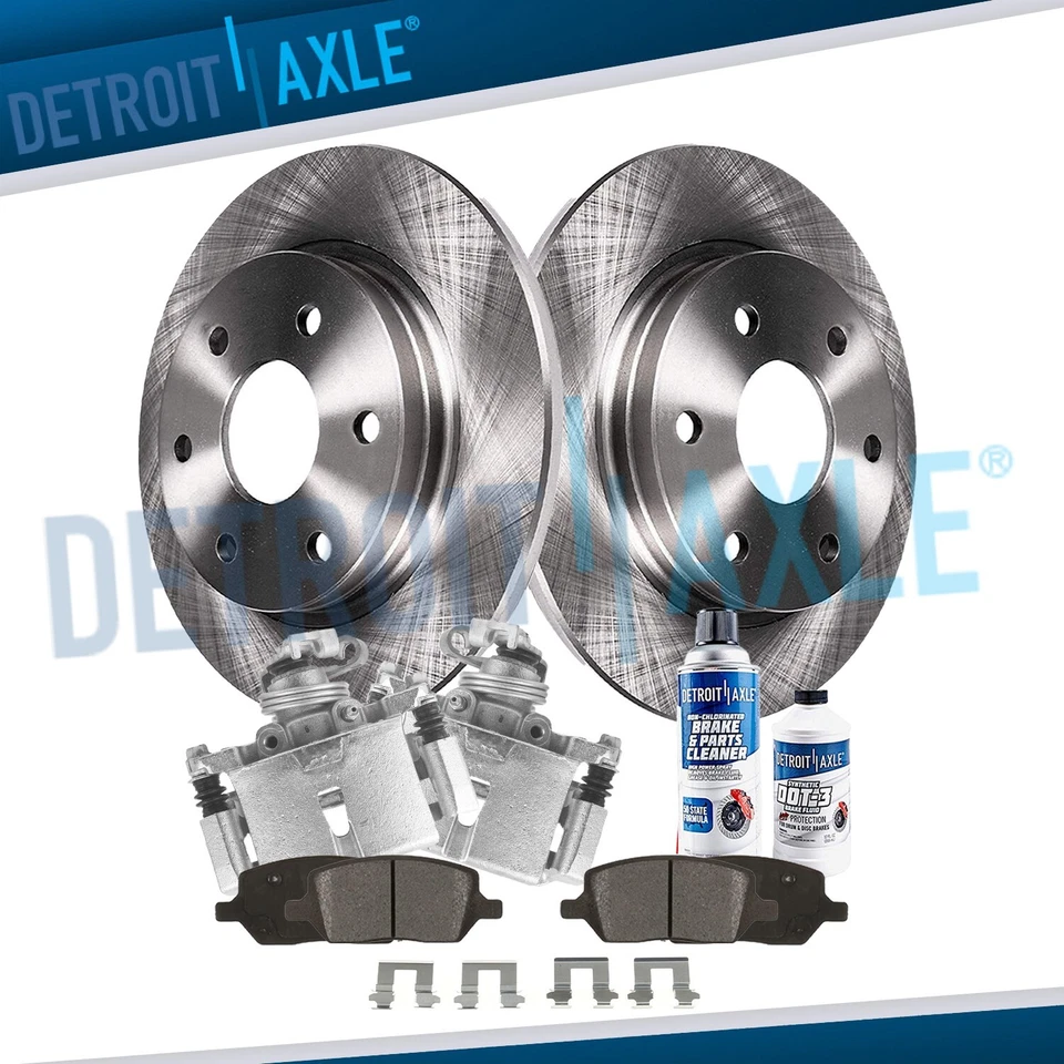 Rear Brake Calipers Rotors Pads for Buick Terraza Chevy Uplander Pontiac Montana - Image 1 of 4