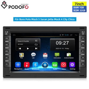 7" 2DIN Android 13 Autoradio GPS NAVI Für VW Golf MK4 Polo Passat B5 JETTA LUPO - Bild 1 von 14
