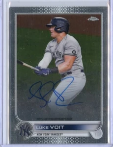 Autógrafos de veteranos Topps cromados 2022 #CVALV Luke Voit automático - Imagen 1 de 1