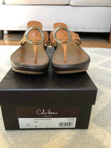 NIKE Sandali perizoma Cole Haan Air Tatum marrone chiaro taglia 9