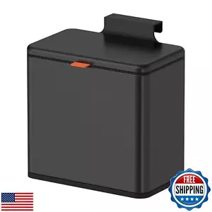 Mbillion Kitchen Compost Bin Hanging Trash Can with Lid 1.05 Gallon Stainless - Picture 1 of 5