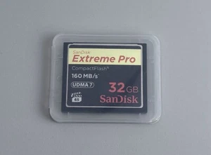 Sandisk 32GB Extreme Pro - 160 MB/s - UDMA 7 - CF Speicherkarte Compact Flash - Picture 1 of 1