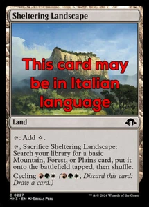 MTG 4x SHELTERING LANDSCAPE EXC - PAESAGGIO ACCOGLIENTE 227 - MH3 - MAGIC - Picture 1 of 1