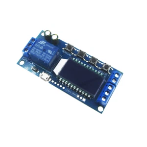 Micro USB LCD Display Zeitverzögerung Relais Modul DC 6-30V 10A Multifunktion Timer - Bild 1 von 4