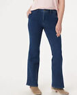 BROOKE SHIELDS Timeless Petite Flare Jeans- Indigo Dark Wash P10 A351360