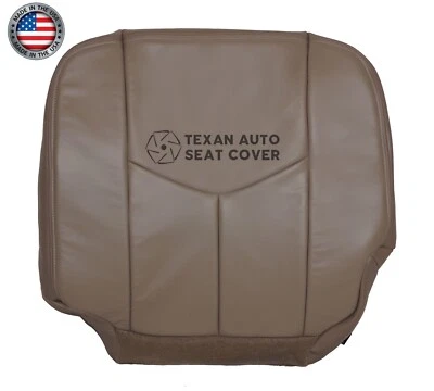 Кожаный чехол на сиденье водителя для Chevy Silverado 2500 LS LT 2003, 2004, 2005 годов выпуска желтовато-коричневый - Изображение 1 из 4