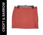Croft & Borrow Women's Red Size 18 Cotton Stretch Short Pull on