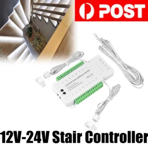 Stair LED Dual Motion Sensor Light Strip 16 Channel Automatic LED Stair Lighting - Picture 1 of 13