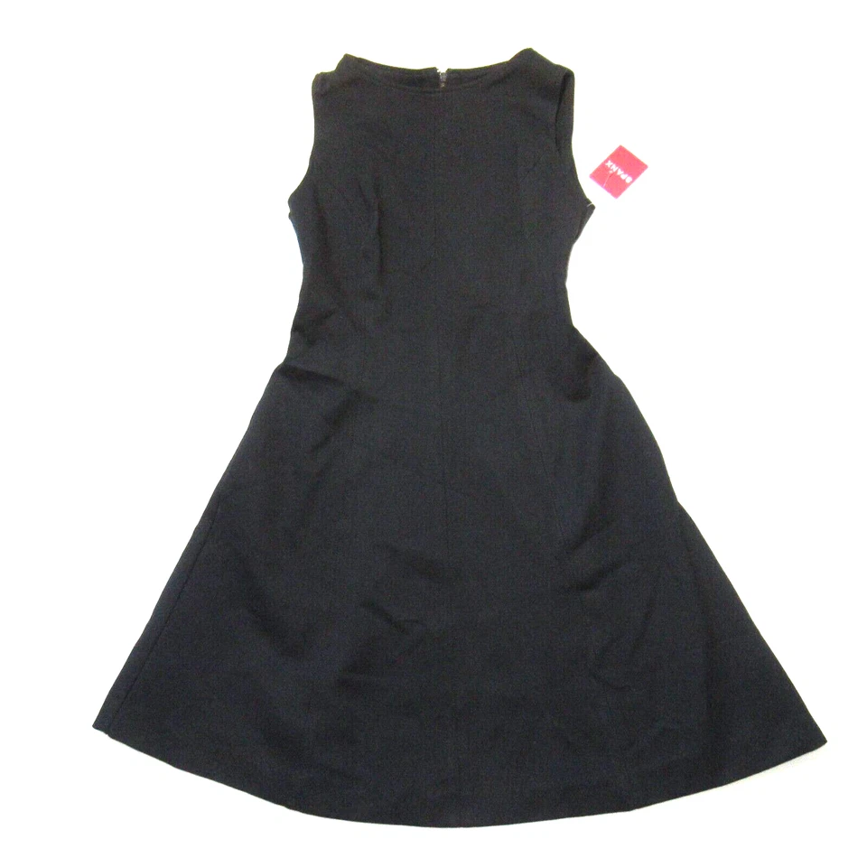 Spanx Womens the Fit and Flare Dress Size Medium Black 20381R Pockets