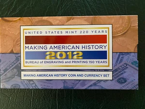 US Mint 220 Years Making American History Coin and Currency Set COA/OGP - Picture 1 of 9