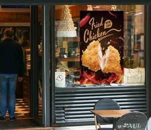 3D Gebraten Huhn Chili H3065 Fensteraufkleber Wandgemälde Abziehbilder Honey - Picture 1 of 11