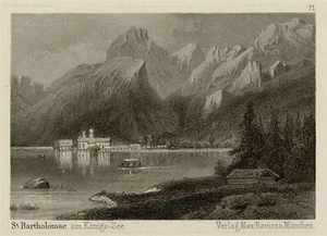 desconocido - San Bartolomé en el lago Königs - o.J. - Puntado de acero - Imagen 1 de 2