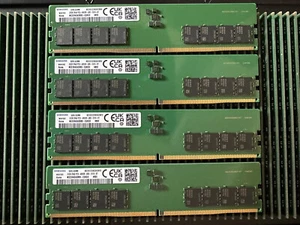 4x 32GB 128GB RAM DDR5 4800Mhz UDIMM PC5 komp. zu HP - HPE PN # 4M9Y2AA, 4M9Y2AT - Bild 1 von 2