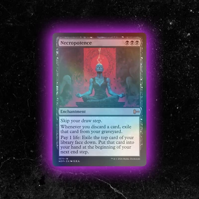 FOIL - Necropotence - Custom Magic: The Gathering Card - High-Quality - Image 1 of 4