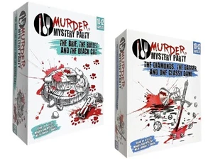 Murder Mystery Party Board Games The Brie Bullet &Black Cat The Diamonds Dagger - Picture 1 of 18