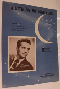 Little On The Lonely Side Sheet Music Dick Robertson 1944 - Picture 1 of 2