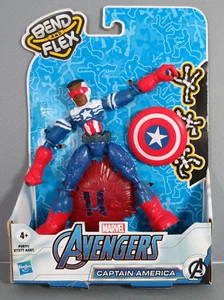 Hasbro Marvel Avengers Captain America Bend and Flex Neu - Bild 1 von 2