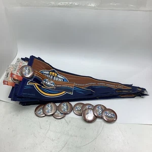 LOT of 25+ NFL Football Super Bowl XXXVII San Diego California Pennant Fan Packs - Picture 1 of 7