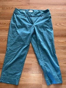 Loft Marisa size 6 The Riviera Pants Green 046 - Picture 1 of 4