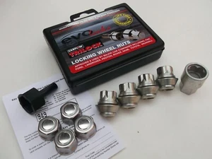 Locking Wheel Nuts Fits Ford Fiesta MK3 MK4 MK5 MK6 MK7 Alloy Wheels (PE1175)* - Picture 1 of 1