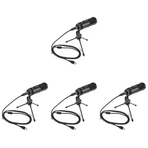 Set of 4 Mikrofon Professionelles Streaming-Mikrofon Konferenzmikrofon - Afbeelding 1 van 12