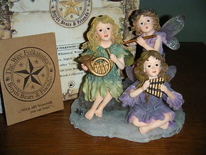 Boyds Bears ~LE JILLIAN, PIPER & MELODY-SUGARPLUM SONATA~ FAERIESSENCECOLLECTION - Picture 1 of 12