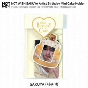 NCT WISH SAKUYA Künstler Geburtstag Mini Tortenhalter Set Fotokarte KPOP K-POP - Bild 1 von 4