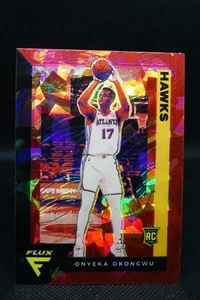 Onyeka Okongwu Rookie RC 2021 FLUX Red Cracked Ice PRIZM #215 + FREE SHIPPING - Picture 1 of 2