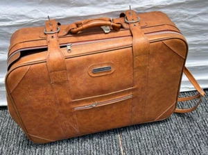 1970's Vintage Knoxx Londonderry 4 Piece Luggage Suitcase Nesting Set Brown - Picture 1 of 11