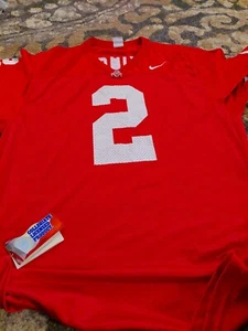 OHIO STATE UNIVERSITY: # 2 JERSEY. STITCHED: NIKE MEN'S SIZE 48 - Picture 1 of 6