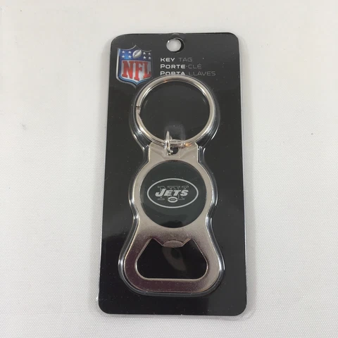 New York Jets Bottle Opener Key Ring NFL Football Team Sports America Cover