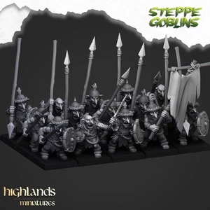 Orcs Und Gobelins-Steppe Goblin Lancers - Imagen 1 de 6