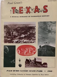 ROSS STEFAN   1968   "TEXAS"  PROGRAM   28 PICS  NEAR MINT! - Picture 1 of 4